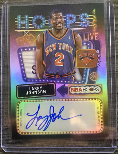 Larry Johnson – 2025-26 Topps Hoops Basketball · Hoops Signs #HS-LJ Larry Johnson