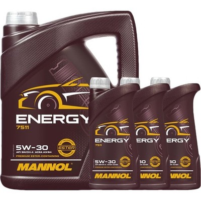 8 LITER 5W-30 MOTORÖL MANNOL ENERGY 5W30 ACEA A3 B3 502.00 505.00 229.3 229.5