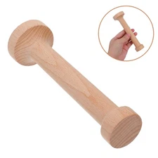 Dough Pressing Tool Wooden Tart Tamper Egg Mold for Baking Shaping Tools