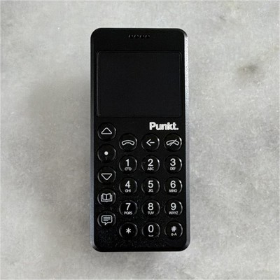 Punkt. MP02A 16GB Black Bar Cell Phone Mobile Phone Model MP02A