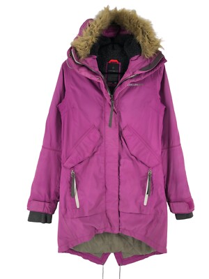 Didriksons Storm System Kapuzenregenmantel Jacke Damen Größe 34 - XS