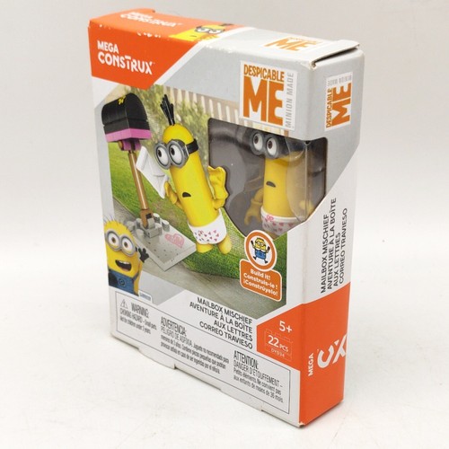 Mega Construx Despicable Me Minion Made Kevin Mailbox Mischief DYD34 22 Pieces - 第 3/4 張圖片
