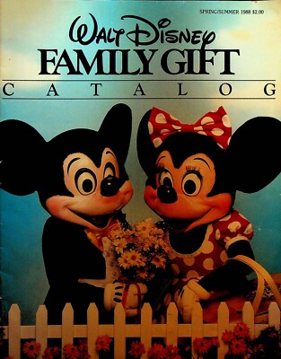 Walt Disney Family Gift Catalog Spring 1988 Mickey & Minnie Mouse