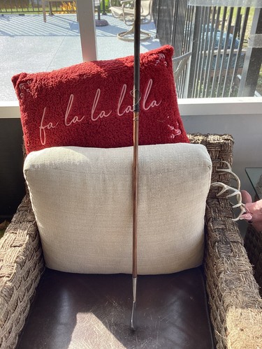 Antiker Hickory Holz Schaft Jack weiß rostfrei Singapur 2 Eisen Golfschläger 17*? - Bild 4 von 5