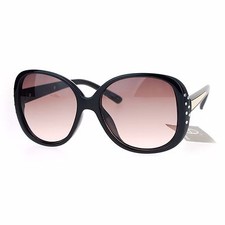 Womens Fashion Sunglasses Rhinestones Decor Stylish Square Eyewear