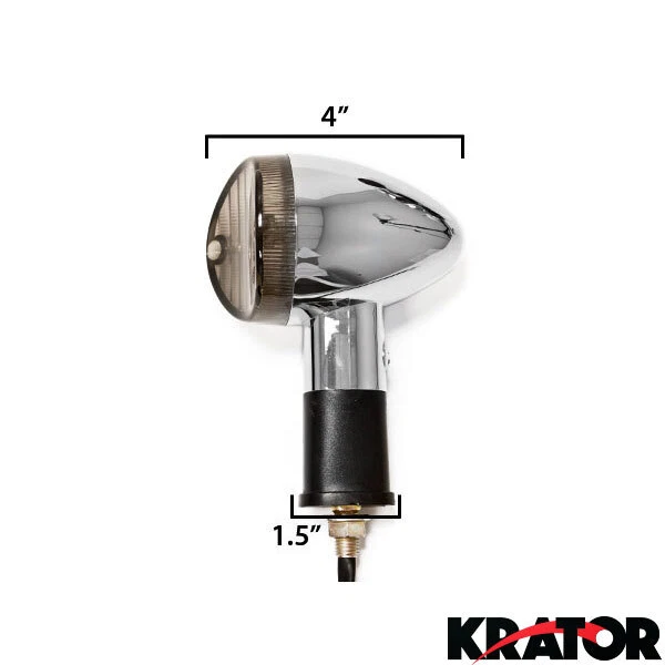 4x luces de señalización de giro de bala para Honda VT Shadow Ace Classic 500 700 750 1100 Foto 2 de 4