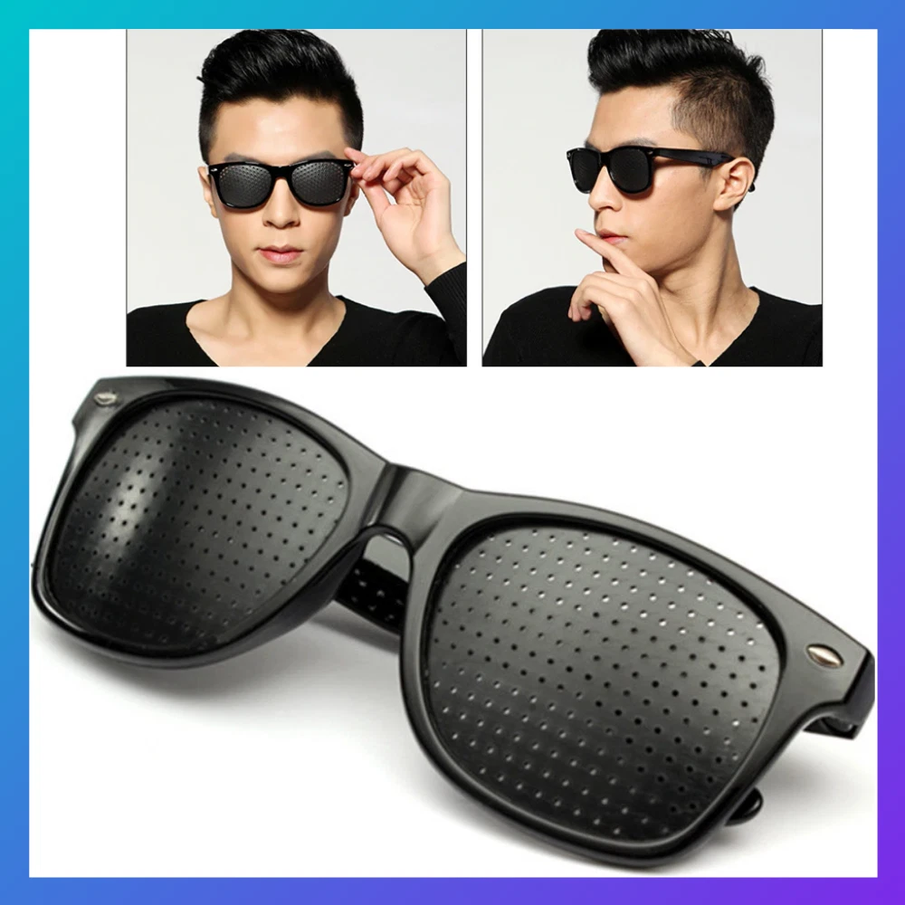 Pinhole Glasses Training Vision Eyesight Correction Improvement Care Eyewear