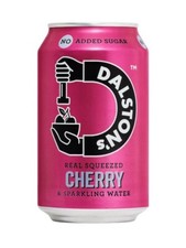 Dalston's Real Squeezed Cherry & Sparkling Water Cans 24 x 330ml FREE DELIVERY