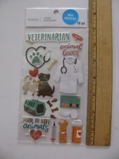 Recollections Stickers VETERINARIAN 18 Pieces NIP 