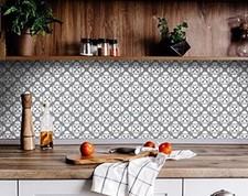 7 X 7 Light Gray And White Coli Peel And Stick Tiles