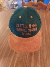 US STEEL MINING PINNACLE SYSTEM DE-GAS Vintage Baseball Cap Trucker Hat.