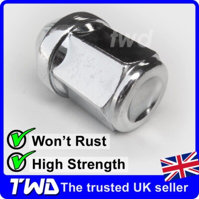 ALLOY WHEEL NUT FOR SUZUKI WAGON R SILVER