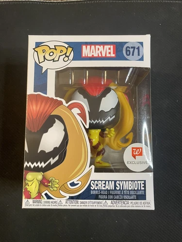 Funko Pop! Marvel Scream Symbiote #671 Vinyl Figure Vaulted Exclusive Spider-Man