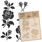 Diy Reusable Plastic Stencil / A3 A4 A5 Roses / Scrapbooking - Decoupage