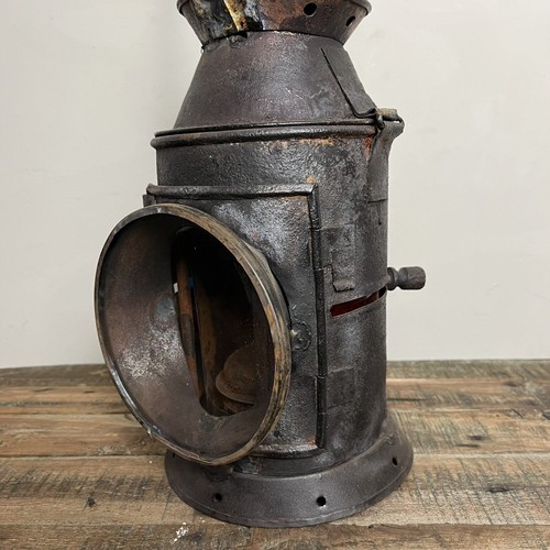 Original Railway Lantern - Vintage Railwayana - Rustic Metal Lantern - £55 each - Picture 7 of 15
