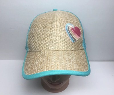 womens straw baseball cap