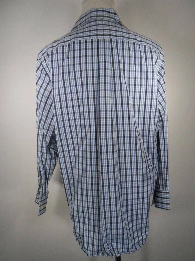 Hermosa Camisa Para Hombre 16 1/2 32/33 Michael Kors Multicolor A Cuadros Manga Larga Foto 4 de 4