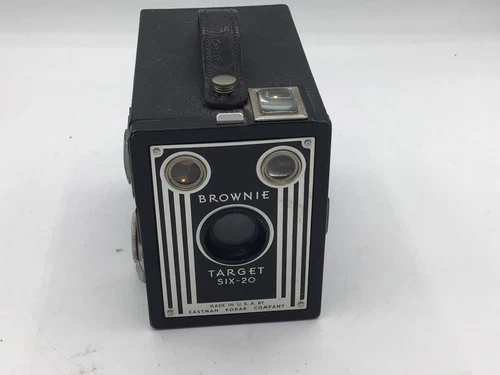 Kodak Target Brownie Six-20 Box Camera Untested