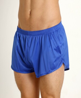 Blue Nylon Soffe Ranger Panties Silkies Running Track Shorts Men's Medium 