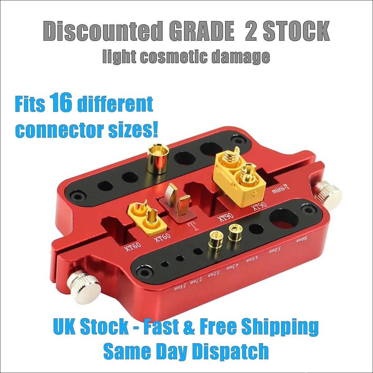 Soldering Station Jig GRADE 2 stock Deans T XT60 XT90 EC3 EC5 Bullet