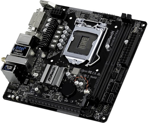 ASRock H310CM-ITX/ac Motherboard Intel H310 Mini-ITX LGA1151 DDR4 M.2 Core DVI - Picture 2 of 3
