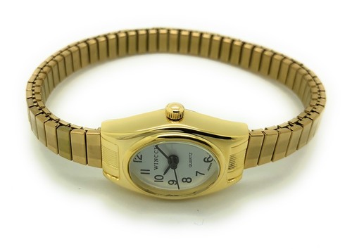 Wincci Ladies Small Oval Stretch Elastic Band Analog Quartz Fashion Watch - Picture 3 of 16