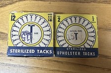 Vintage Holland Tacks No.2 1/4 No.12 11/16 Holland Manufacturing Co USA