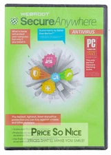 Webroot SecureAnywhere AntiVirus - With Keycode - NEW