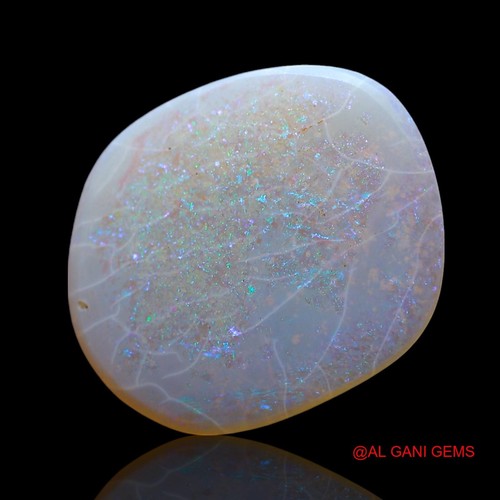 Natural Fire Opal Gemstone 3.00 Cts Oval Artisan Cabochon Australia 16x13x2 mm