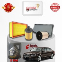 Kit Wartung Filter Und ÖL Skoda Superb II 1.9 TDI 77KW 105CV Ab 2014