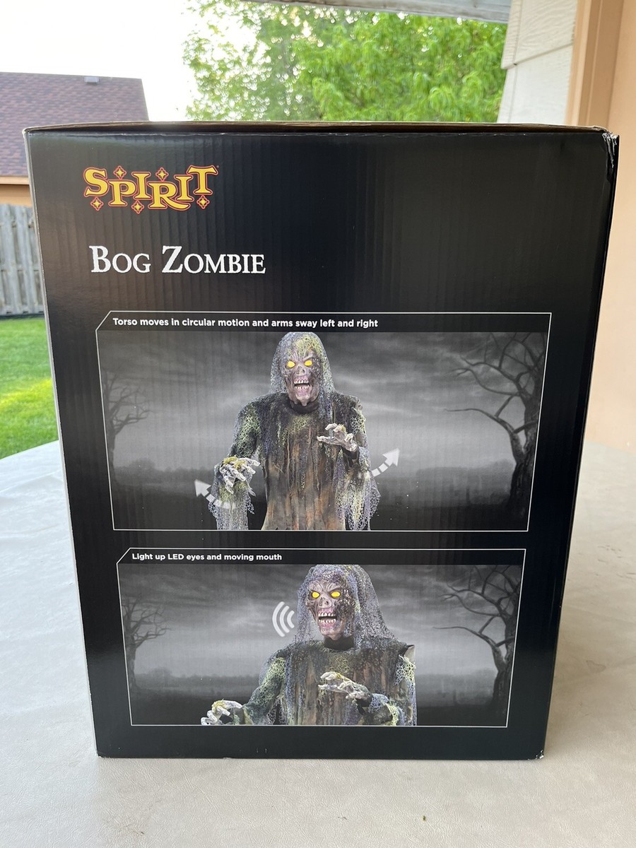 Spirit Halloween 6 Ft Bog Zombie Animatronic | eBay