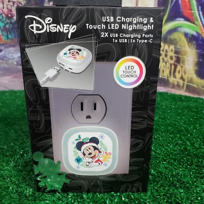 Disney USB Charging & Touch LED Nightlight - Mickey Mouse - Cell Phone 