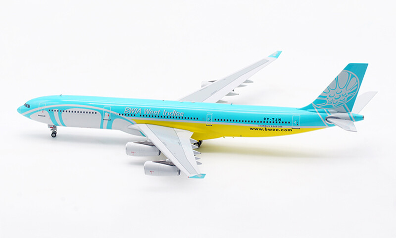 バビディ 1:200 32CM InFlight BWIA West Indies AIRBUS A340-300 Airplane
