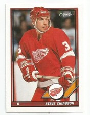 STEVE CHIASSON 1991-92 O-PEE-CHEE CARD NM-MT CONDITION