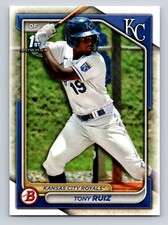 Tony Ruiz 2024 Bowman Prospects #BP-80 Kansas City Royals