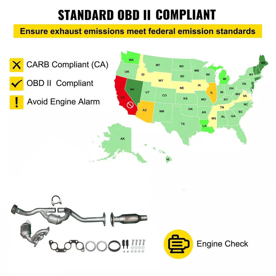 Juego de los tres convertidores catalíticos para Toyota Avalon 00-04 | Lexus ES300 3,0 L NUEVO Foto 2 de 4