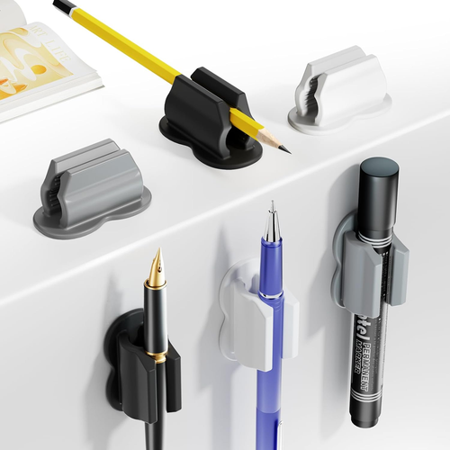 2025 New Pen Holders, 6 Pack Upgraded Adhesive Pencil Holder for Wall, Marker - Picture 8 of 12