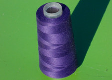 OVERLOCK THREAD SPOOL 100 SPUN POLYESTER 3000 YDS PRICED SEW RIGHT BLACKBERRY
