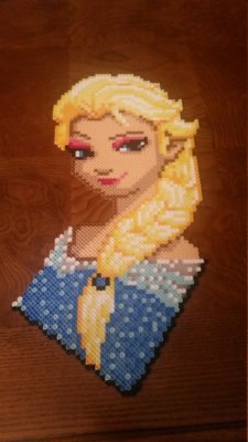 Frozen Perler Beads Patterns Elsa Frozen Kandi Rave Perler Edm