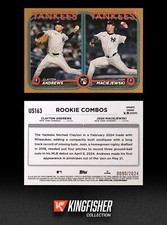 2024 Topps Update GOLD/2024 Rookie Combo Clayton Andrews/Josh Maciejewski #US163