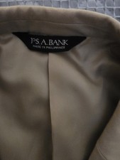 Jos A Bank Men Light Brown/tan Sports Coat blazer Jacket 46 L