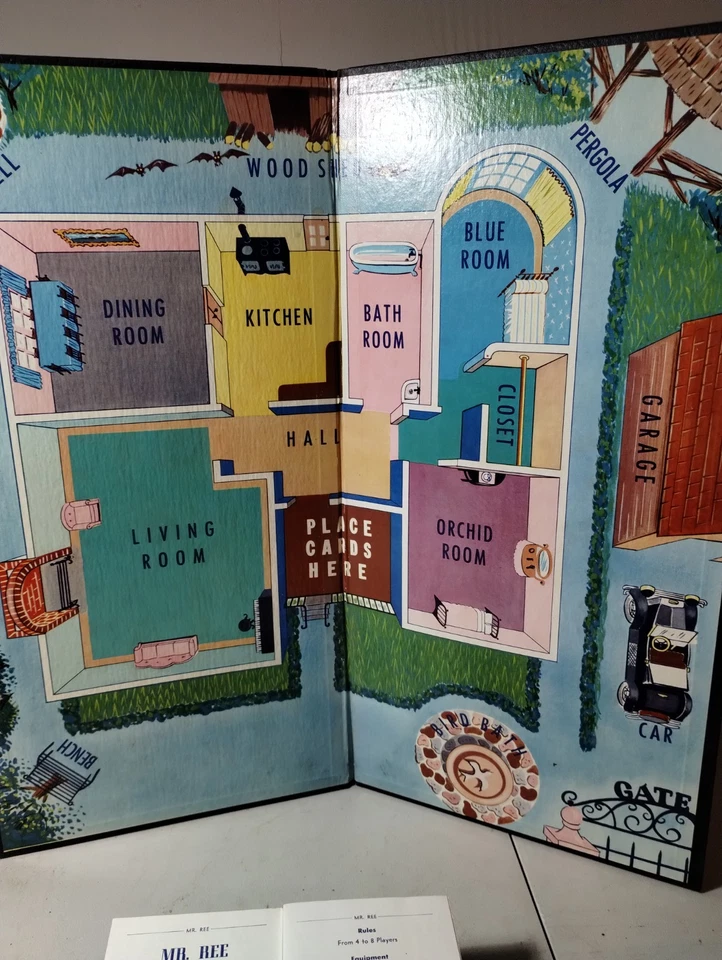 Vintage 1946 Mr. Ree The Fireside Detective Board Game Complete - Image 2 of 4