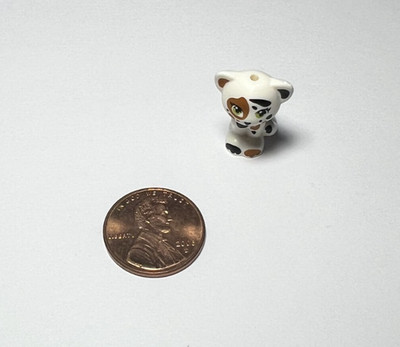Lego FRIENDS ELVES Calico Cat Pet Sitting Hole on Head CUTE