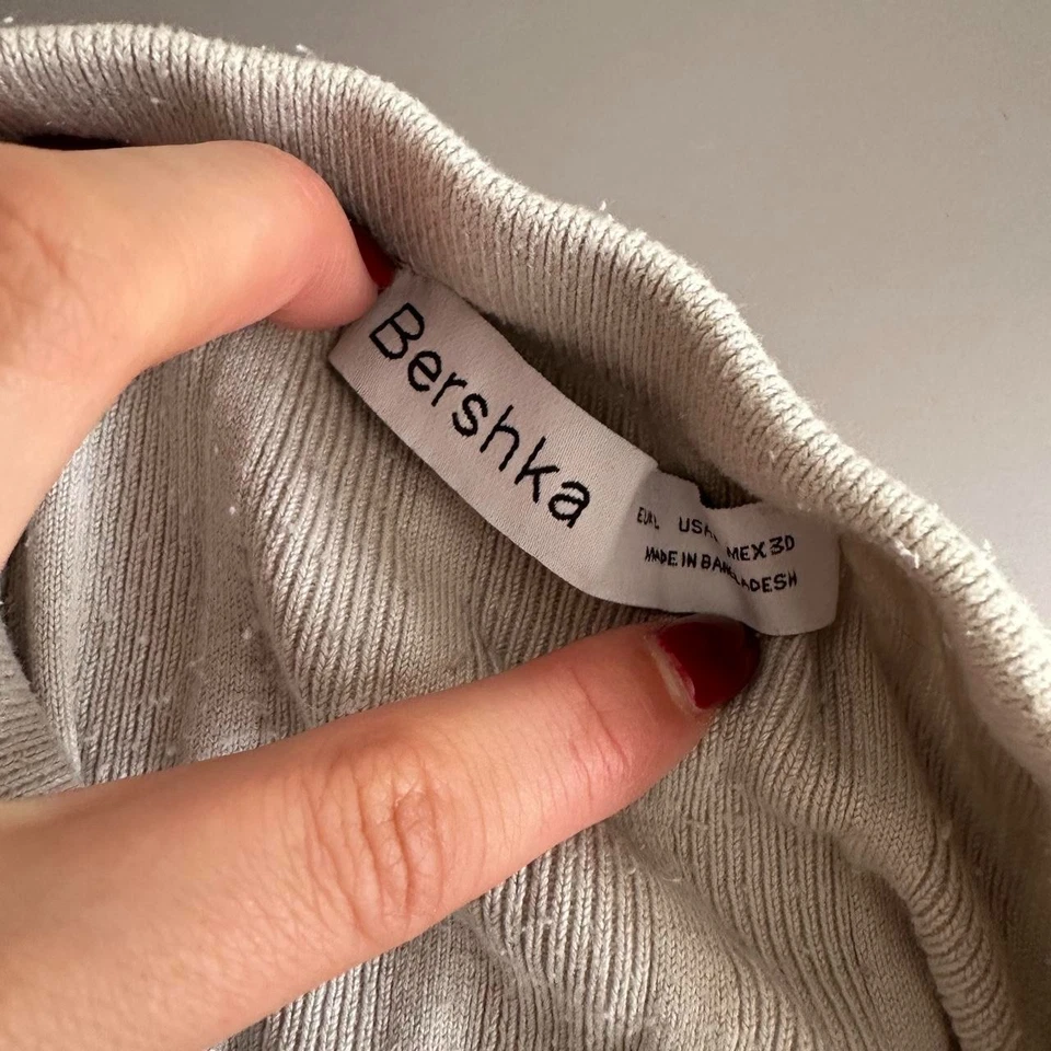 Grey ribbed maxi skirt - Image 4 of 4