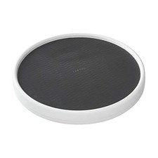 Pro Nonskid Pantry Cabinet Lazy Susan Turntable 15inch Charcoal