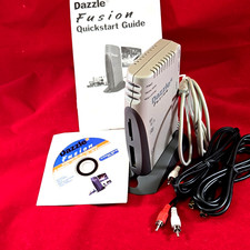 Dazzle Fusion External Video Capture Analog to Digital Composite RCA S-Video