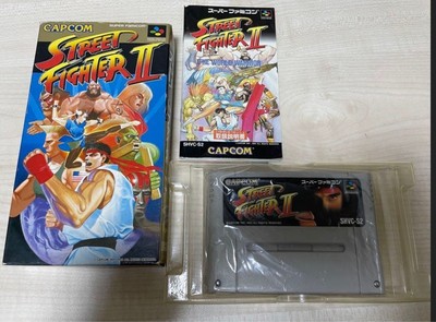 SFC Street Fighter II 2 W/Box Instructions  Super Famicom SFC Cartridge Tested