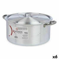 Topf Mit Deckel Silberfarben Aluminium 10 L 6 StüCk