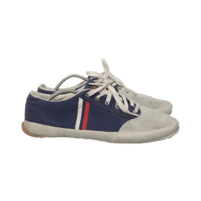 El Ganso, Canvas Sneaker, Größe: 43, Blau/Grau/Rot, Herren #7O3