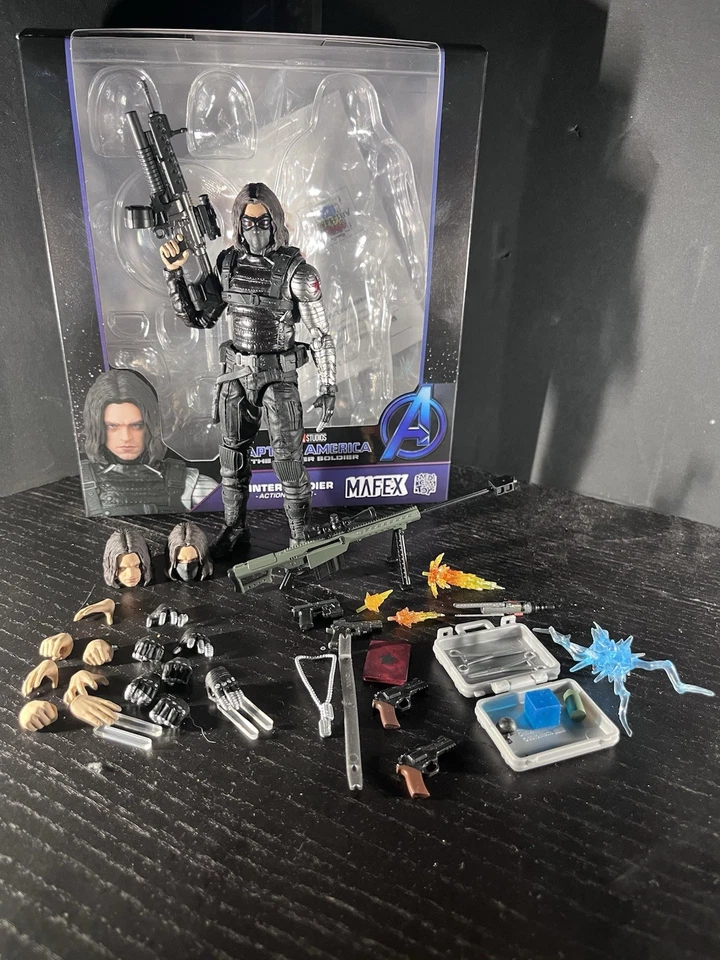 Juguete Medicom Mafex Nº203 Soldado de Invierno Usado Accesorios Extra Foto 2 de 4